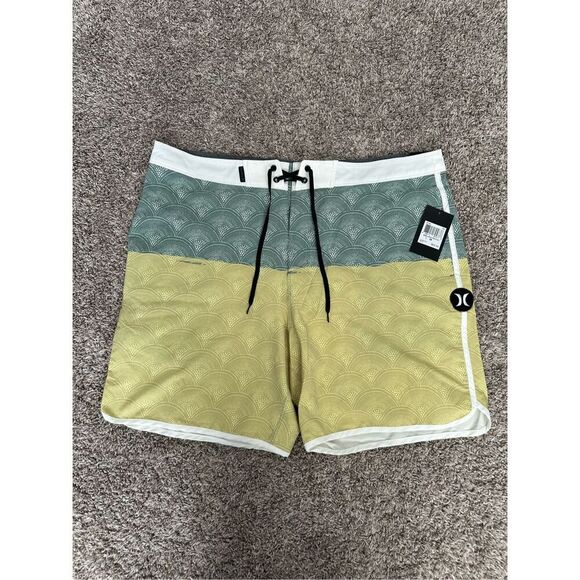 NWT Hurley Men's Pescado Beachside 18" Boardshorts Swim Shorts Men’s size 38 - Picture 9 of 14